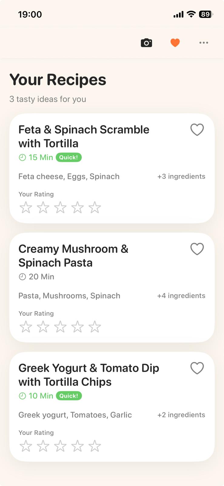 Rezeptvorschläge